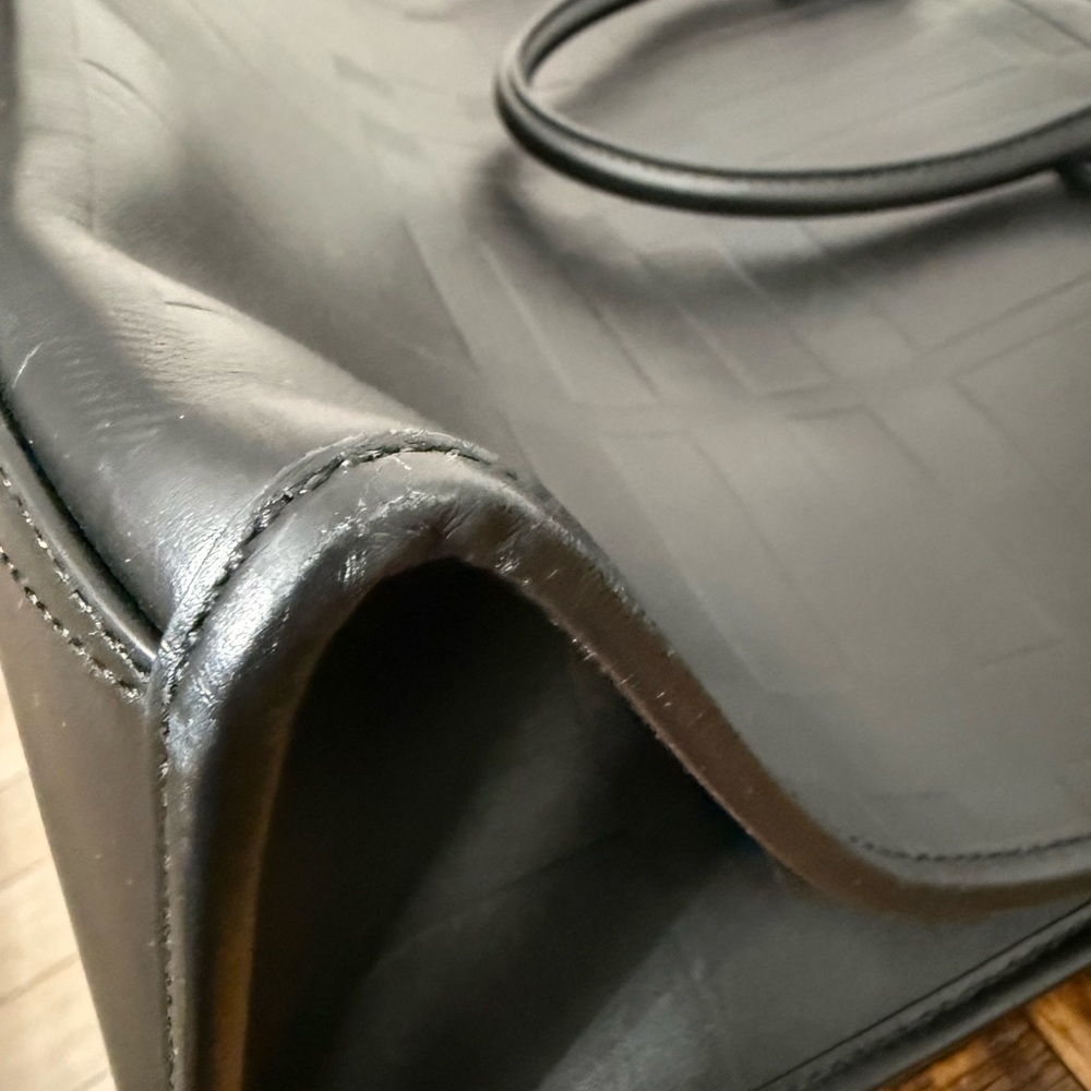 Burberry Black Leather Tote - Picture 3 of 15